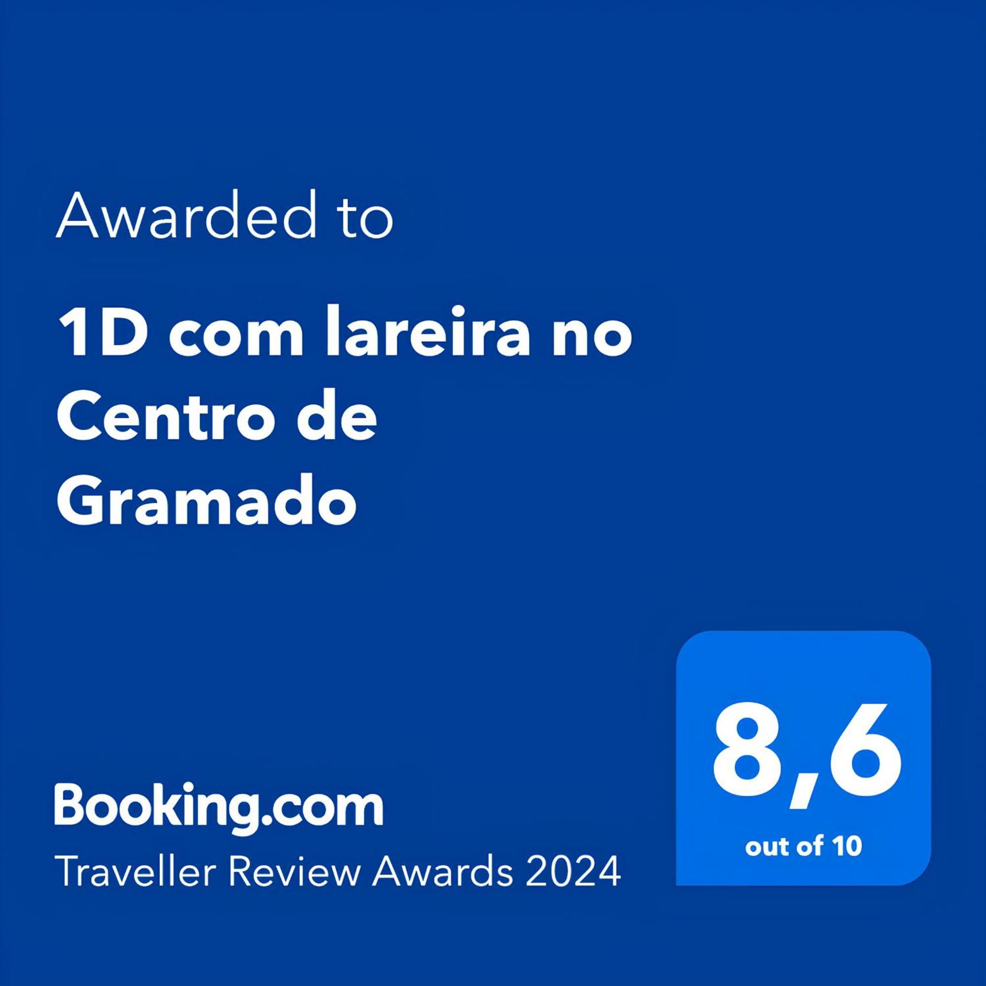 1D Com Lareira No Centro De Gramado Apartment Luaran gambar